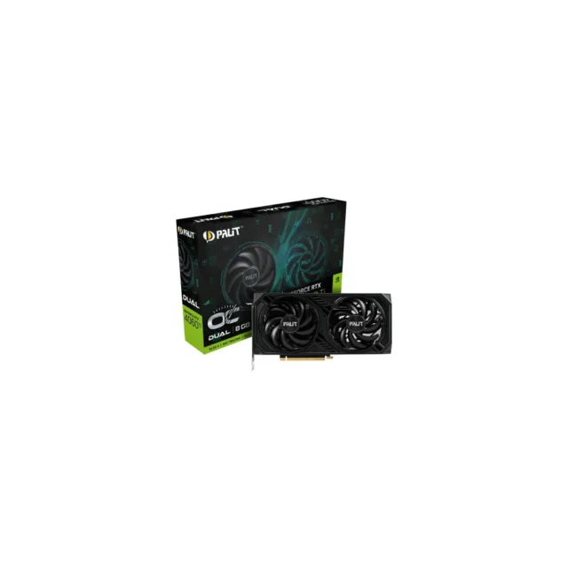 Palit Видеокарта GeForce RTX 4060 Ti RTX4060TI DUAL OC 8 ГБ (NE6406TT19P1-1060D) — изображение 11