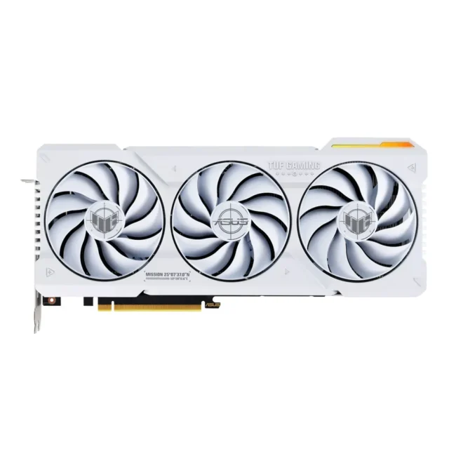 ASUS Видеокарта GeForce RTX 4070 Ti SUPER TUF Gaming White OC Edition 16 ГБ (TUF-RTX4070TIS-O16G-WHITE-GAMING) — изображение 2