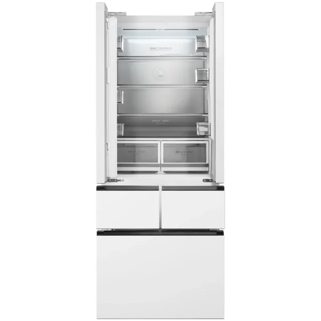 Weissgauff Холодильник двухкамерный French Door WFD 450 Built-in Inverter NoFrost White ,3 года гарантии, Инвертор, Полный No Frost, глубина 60 см, Сенсорное управление, Дисплей, Большой объём, Тихий режим работы, LED освещение, белый. Уцененный товар — изображение 21