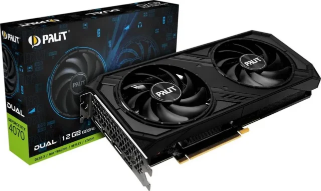 Palit Видеокарта GeForce RTX 4070 Dual 12 ГБ (NE64070019K9-1048D) — изображение 4