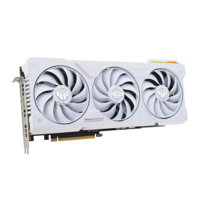 ASUS Видеокарта GeForce RTX 4070 Ti SUPER TUF Gaming White OC Edition 16 ГБ (TUF-RTX4070TIS-O16G-WHITE-GAMING) — изображение 3