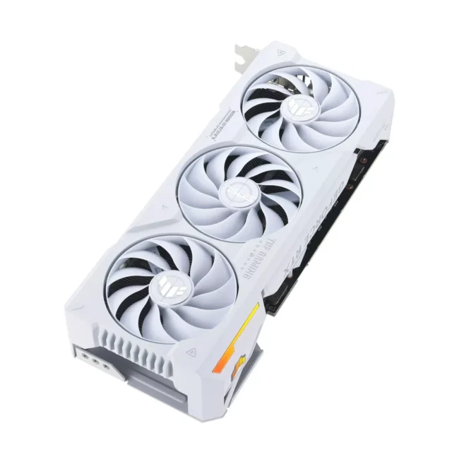 ASUS Видеокарта GeForce RTX 4070 Ti SUPER TUF Gaming White OC Edition 16 ГБ (TUF-RTX4070TIS-O16G-WHITE-GAMING) — изображение 4