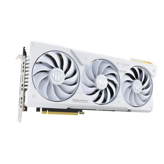 ASUS Видеокарта GeForce RTX 4070 Ti SUPER TUF Gaming White OC Edition 16 ГБ (TUF-RTX4070TIS-O16G-WHITE-GAMING) — изображение 6