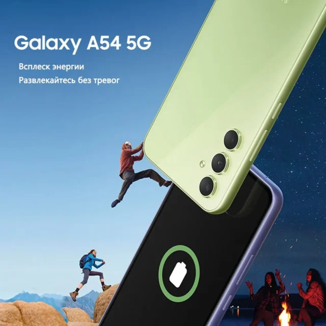 Samsung Смартфон Galaxy A54-5G Global 8/256 ГБ, фиолетовый — изображение 6