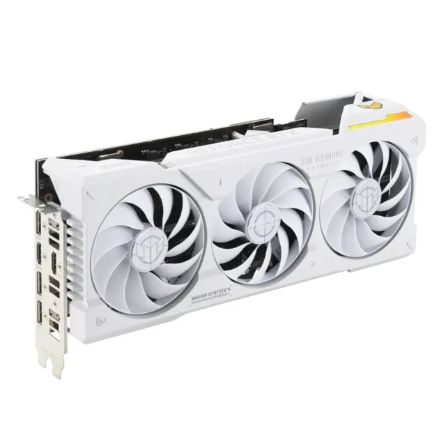 ASUS Видеокарта GeForce RTX 4070 Ti SUPER TUF Gaming White OC Edition 16 ГБ (TUF-RTX4070TIS-O16G-WHITE-GAMING) — изображение 7