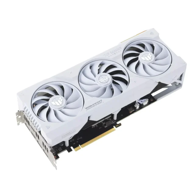 ASUS Видеокарта GeForce RTX 4070 Ti SUPER TUF Gaming White OC Edition 16 ГБ (TUF-RTX4070TIS-O16G-WHITE-GAMING) — изображение 8