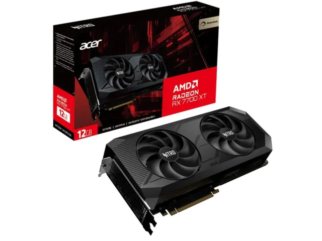 Acer Видеокарта Radeon RX 7700 XT Nitro OC 12 ГБ (DP.Z39WW.P01)