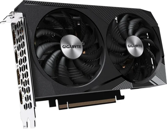 Gigabyte Видеокарта GeForce RTX 3060 GV-N3060WF2OC-12GD 2.0 12 ГБ (GV-N3060WF2OC-12GD 2.0) — изображение 8